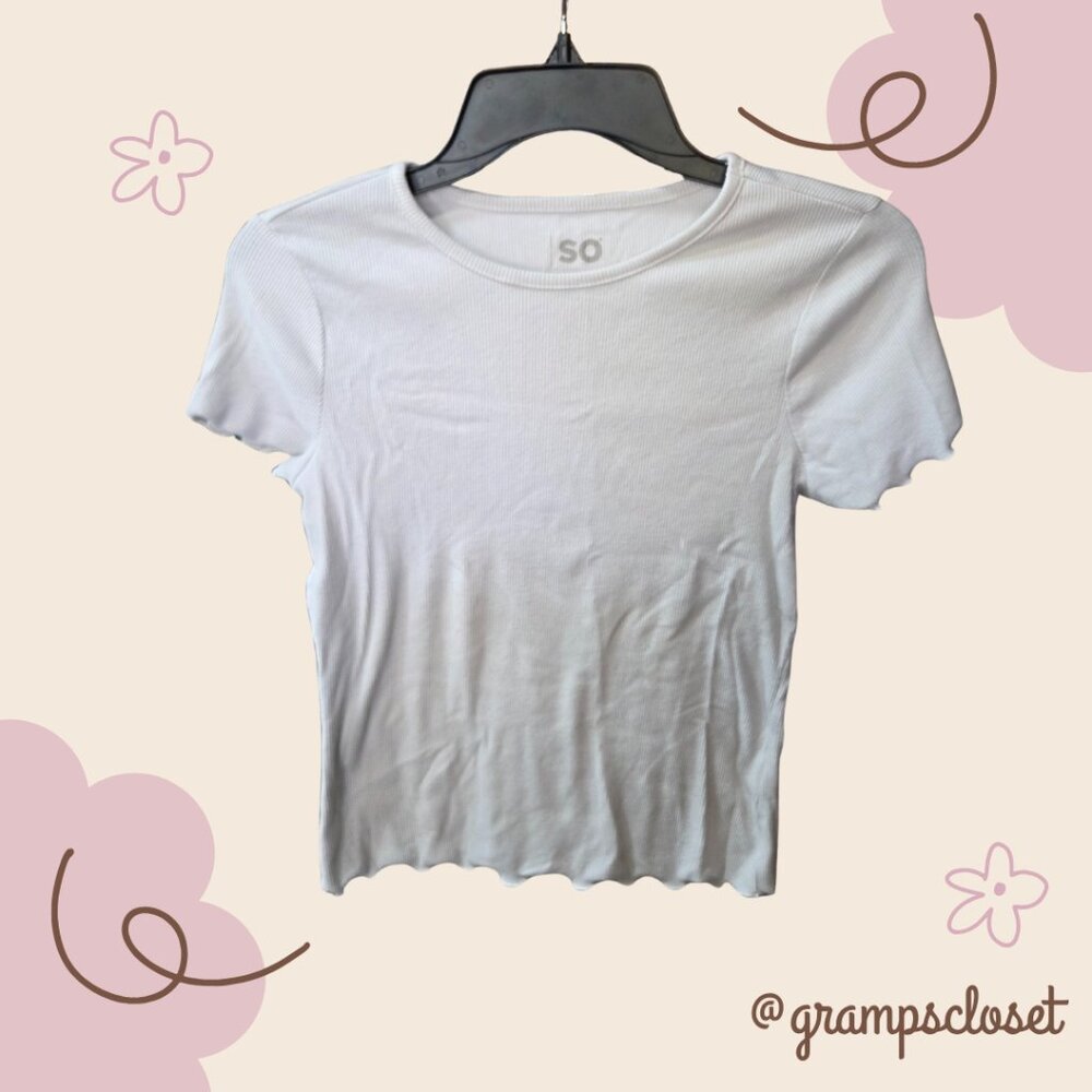 SO Mini Crop Tee